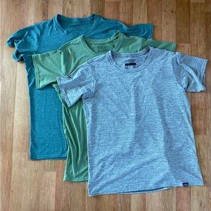 Lot of 3 Patagonia Capilene Cool Daily Shirts